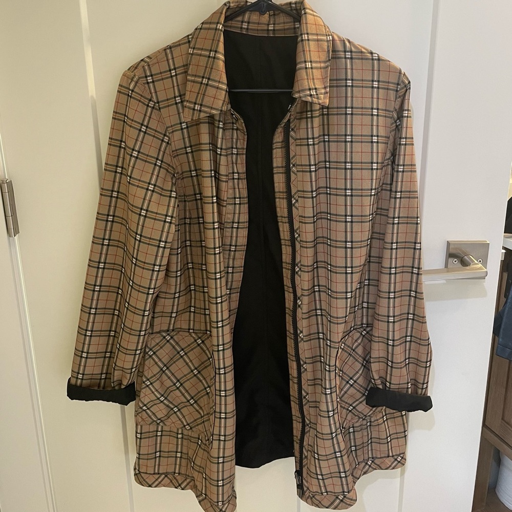 mid length windbreaker